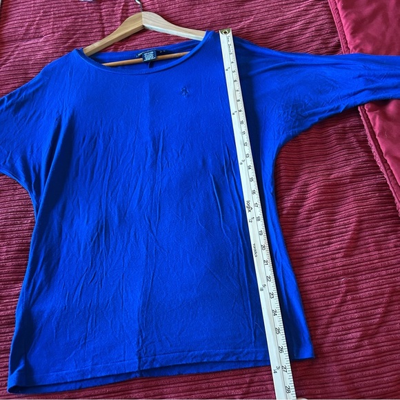 Ralph Lauren Sport Lyocell Dolman 3/4 Sleeve Tee. Size Large. - Picture 5 of 8